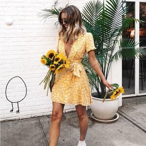 Lulus Floral Dress